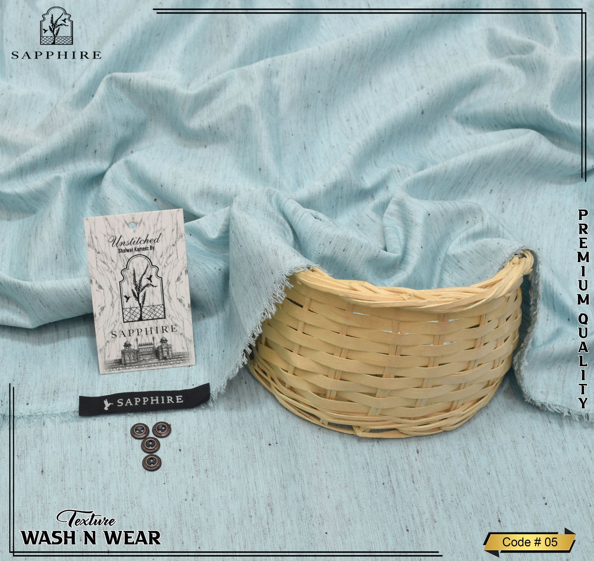 Sapphire Texture Wash&Wear (IceBurg)