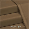 American Cotton Brown- Unstitched Men&#39;s Wear